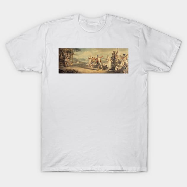 A Highland Dance by David Allan T-Shirt by Classic Art Stall